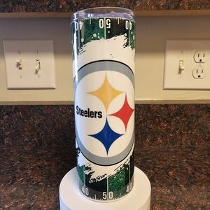 NEW! Steelers Tumbler with Team Logo
